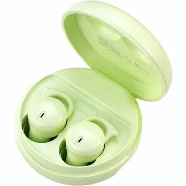 Sleep Headphones,Earbuds for Side Sleepers,Sleepbuds Noise Blocking, Bluetooth 5.3 Wireless Open Ear Headphones for Sleeping,Hiking- Green