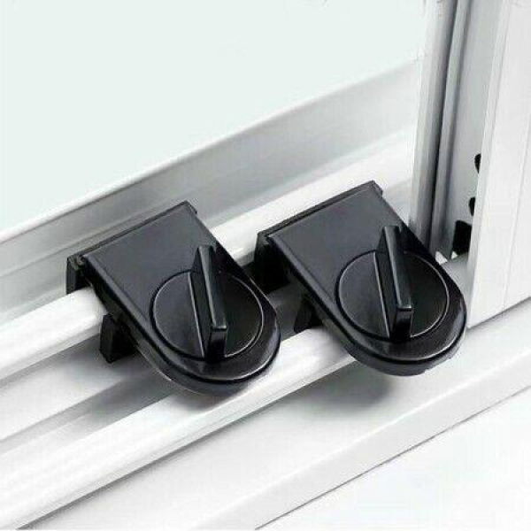 Sliding Door Child Lock Safety Lock Child Baby Safety Slide Window Locks 2 Pcs