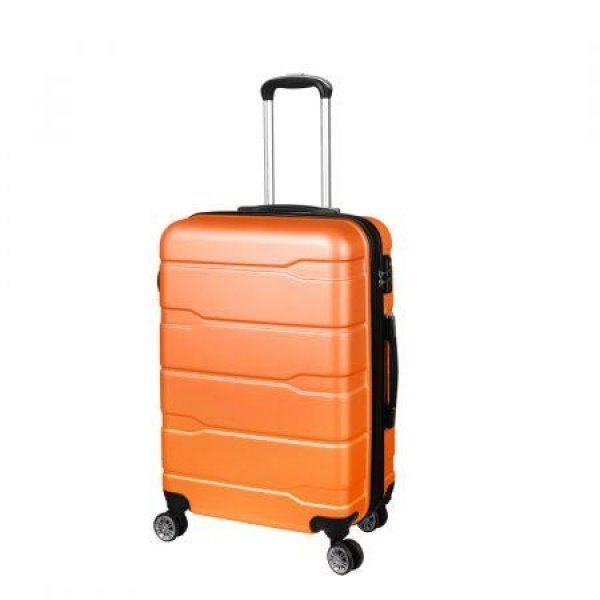Slimbridge 24 inches Expandable Luggage Travel Suitcase Trolley Case Hard Set Orange