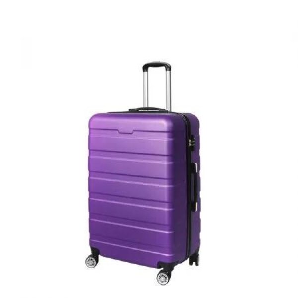 Slimbridge 28 Luggage Suitcase Trolley Travel Packing Lock Hard Shell Purple