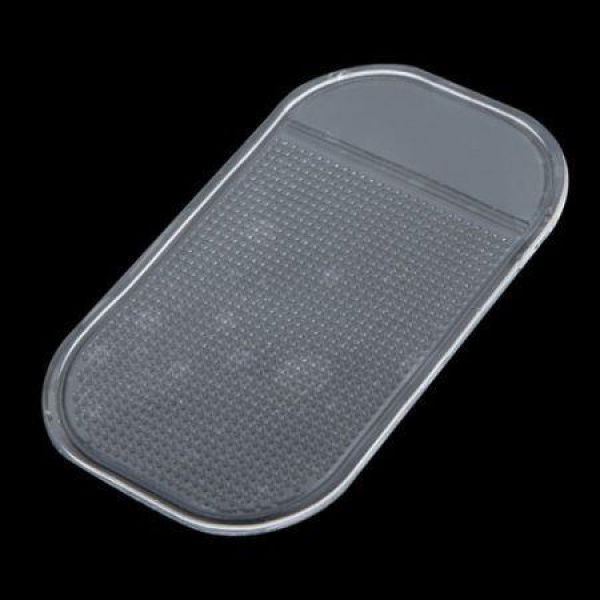 Small Silica Gel Anti-Slip Car Dashboard Non-slip Mat Magic Sticky Pad For Phone PDA MP3/4 White.