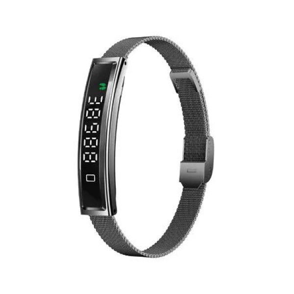 Smart Bracelet Watchs for Women Men Fitness Watch and Sleep Trackers,Always-On Display Waterproof Fitness Tracker 24/7 Free App (Black)