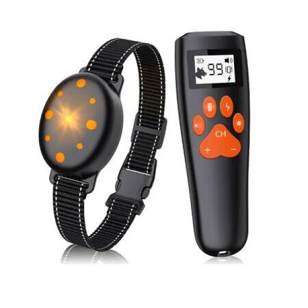 Smart Dog Training Collar Anti-Barking Device Electronic Collar for Pet Training Dog Repellent