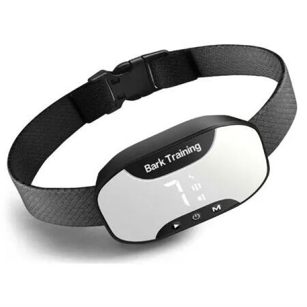 Smart Dogs Anti Barking Collar Rechargeable,Waterproof Adjustable Sensitivity Intensity Beep Vibration Bark Collar for 5-150 Lbs Dogs