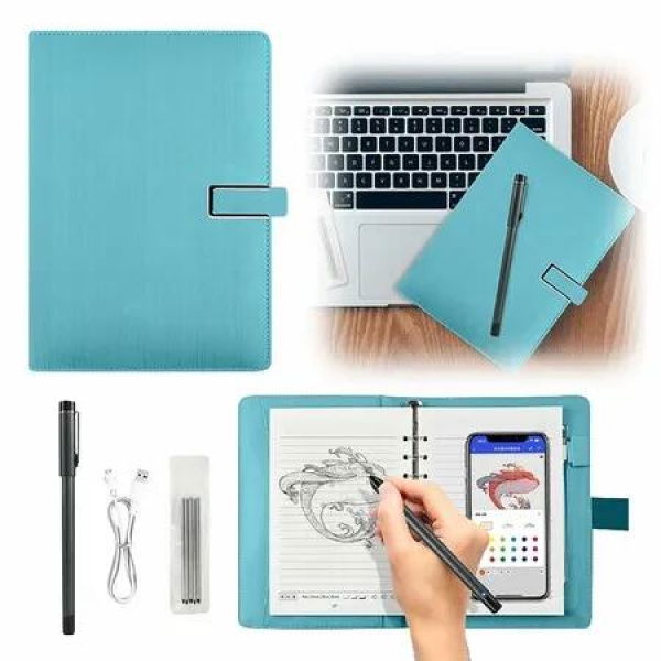 Smart Notepad,Intelligent Synchronization Pen and Notebook For Writing on The Same Screen,Digital Sketchbook for Drawing,Writing,Note-Taking