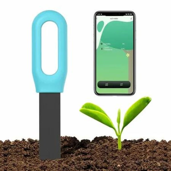 Smart Plant Moisture Meter with App, Soil Sensor, Garden Plant Monitoring Indoor or Outdoor Plants