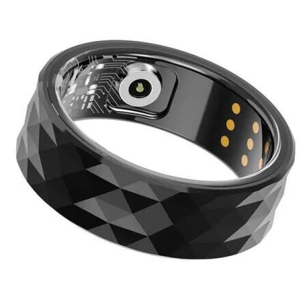 Smart Ring, Activity & Fitness Tracker Ring for Women/Men, Fitness Tracking Smart Ring with Calories and Sleep Monitoring, IP68 Waterproof (Black, 11#)
