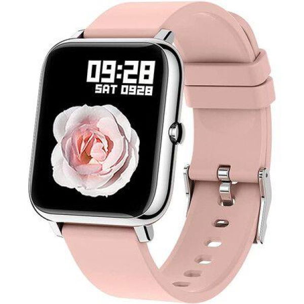 Smart Watch for Android or iOS for Men Women (Pink)