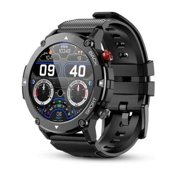 Smartwatch For Men Bluetooth Call For Android IOS Outdoor Sports Smartwatch (Black)