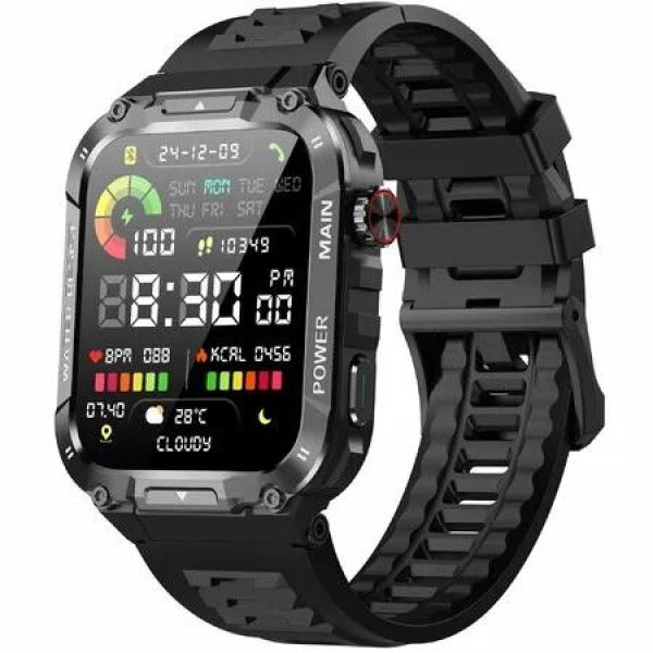 Smart Watch for Men with Call Function for Android Phones and iPhone,Waterproof Fitness Tracker with Sleep/100+ Sport Modes