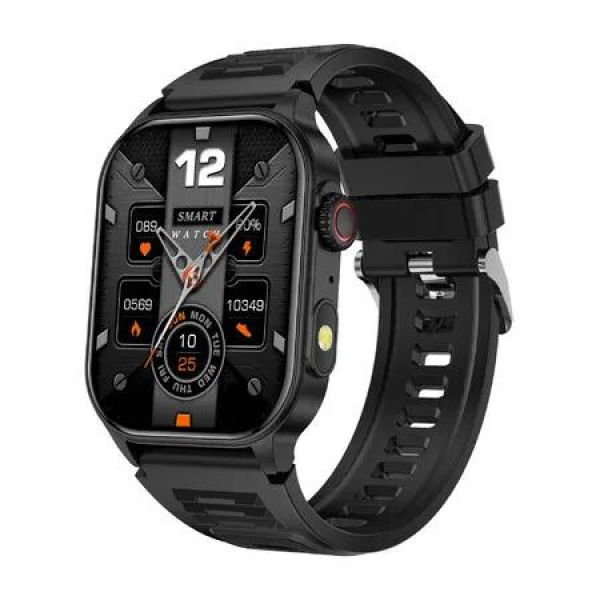 Smart Watch for Men with LED Flashlight, 2.01-inch HD Large Screen with Bluetooth Calling 100+ Sports Modes Fitness Activity Tracker