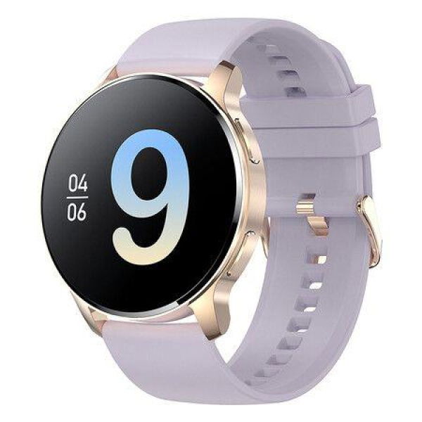 Smart Watch for Women (Answer/Make Call), Fitness Tracker for Android and iOS Phones, Waterproof Smartwatch with 1.32 Inch HD Touch Screen, Voice Control,Purple