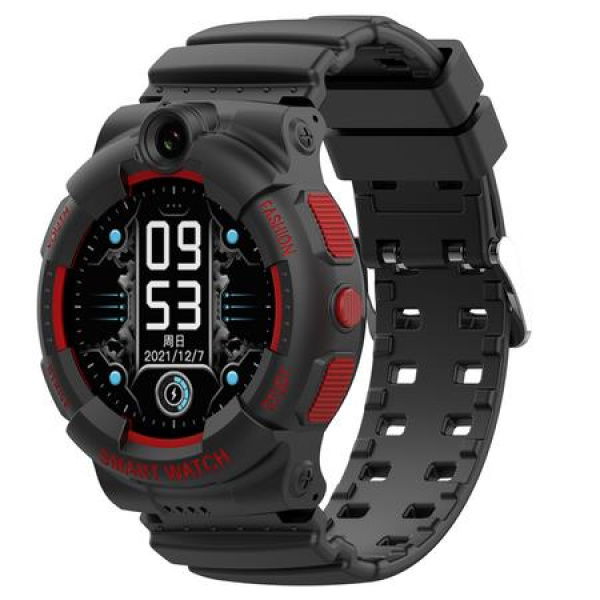 Smart Watch Kids GPS 4G Tracking Smartwatch Android Security Fence Color Black