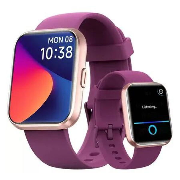 Smart Watches for Women Android and iPhone, 1.8 inch Alexa Built in Smartwatches Fitness Tracker Watch with Bluetooth Calls, IP68 Waterproof, Purple