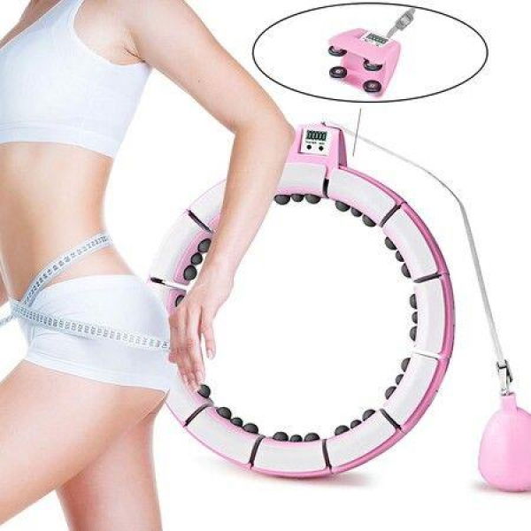 Smart Weighted Hula Hoops For Adults Weight Loss Plus Size With Counter 2 In 1 Abdomen Fitness Weighted Massage Weight Loss Hoola Hoops