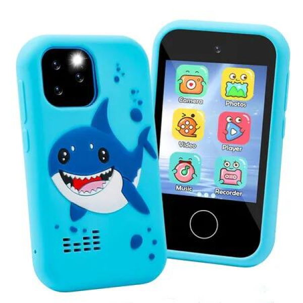 Smartphone Toy Touch Screen Kids Mobile Phone Dual Cameras MP3 Player Learning Play Set Educational Christmas Birthday Gift Travel Fun
