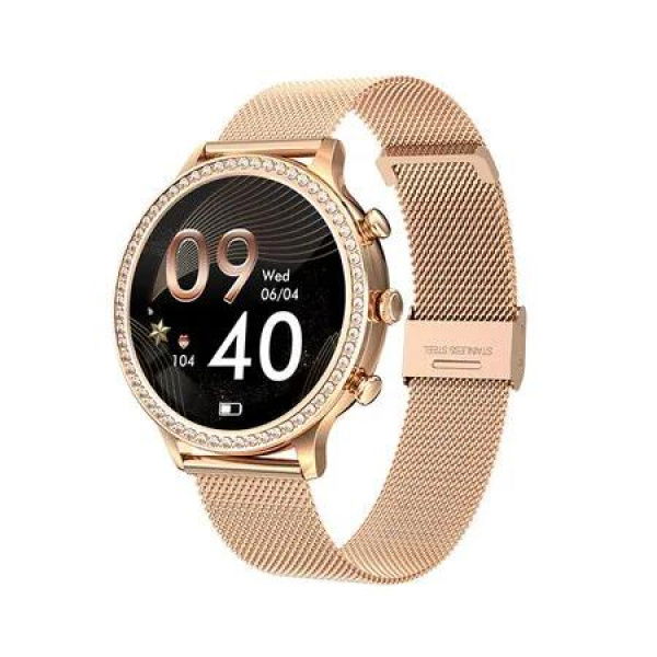 Smartwatch Women Touchscreen AI Voice Control Sports Fitness Tracker Monitor Notifications Lady Smart Watch Android iPhone