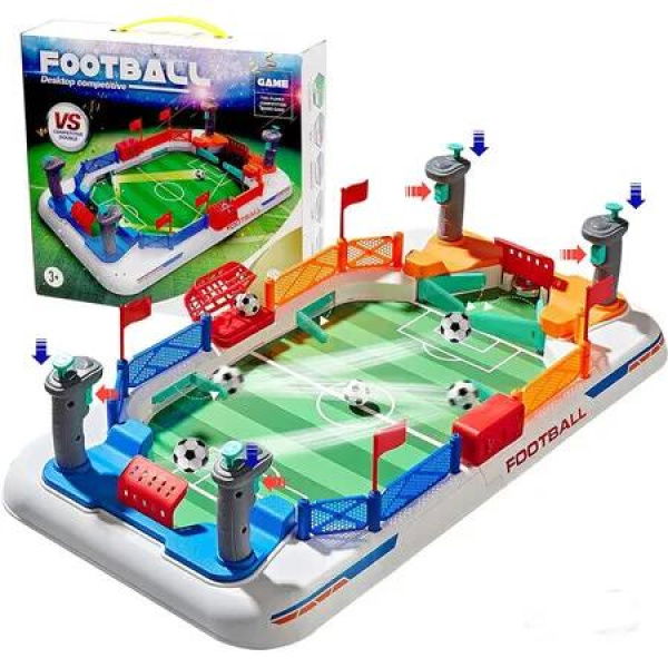 Soccer Board Game for Kids,Mini Foosball Table Game,Interaction Soccer Toys Indoor Family Playroom Party,Perfect Birthday Sports Gift for Boys Girls