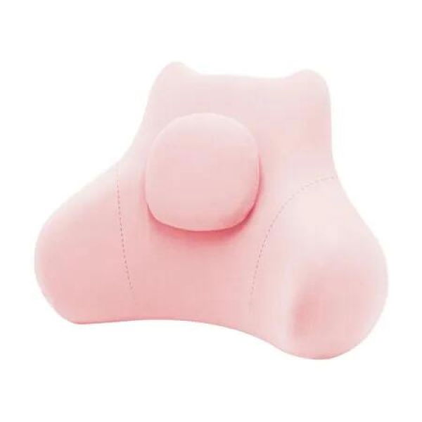 Soft Memory Foam Car Cushion,Seat Support,Lumbar Back,Protecting Lumbar Vertebrae Correcting Sitting For Car Home Office Long Sedentariness Col Pink