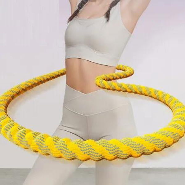 Soft Weighted Hula Hoop for Waist Toning Exercises Ideal For Waist-toning Exercises And Fitness Routines