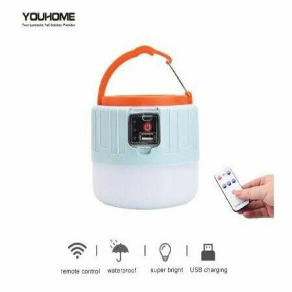 Solar Camping Light Portable LED Lantern Usb Rechargeable Waterproof Remote Control Led Bulb For Outdoor Emergency