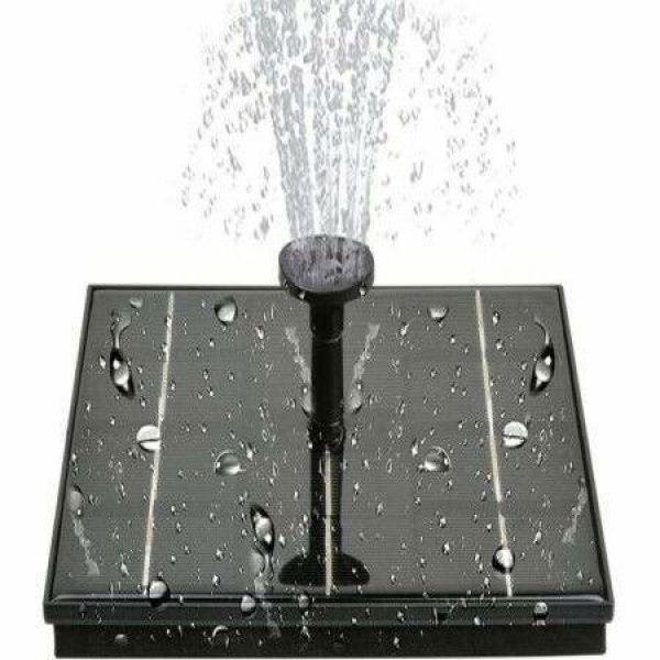 Solar Fountain Pump4W Solar Powered Birdbath Fountain PumpFree Standing Floating Water Pump For PondGardenPoolFish Tank Aquarium