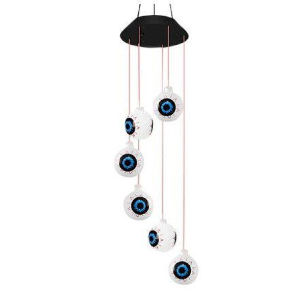 Solar Light Halloween Wind Chime Outdoor Courtyard Garden Decoration