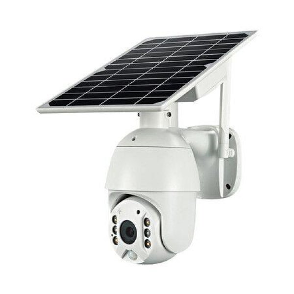 Solar Monitoring Camera Outdoor 360 Yuntai Network Night Vision Mobile Phone Remote Home Wireless Camera (Operated With Wi-Fi)