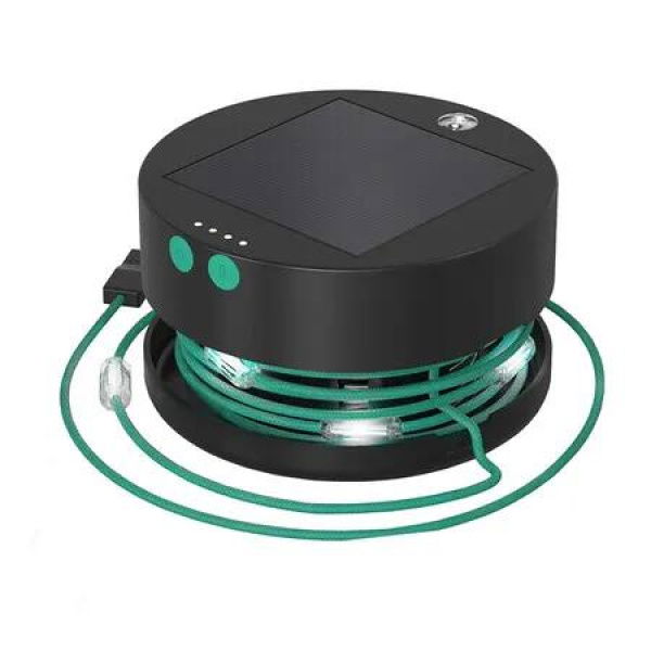 Solar String Lights Mobile Charging Bundle Lumintrail Keychain Light Outdoor LED Waterproof Fairy Decorative Patio Garden Camping USB Rechargeable