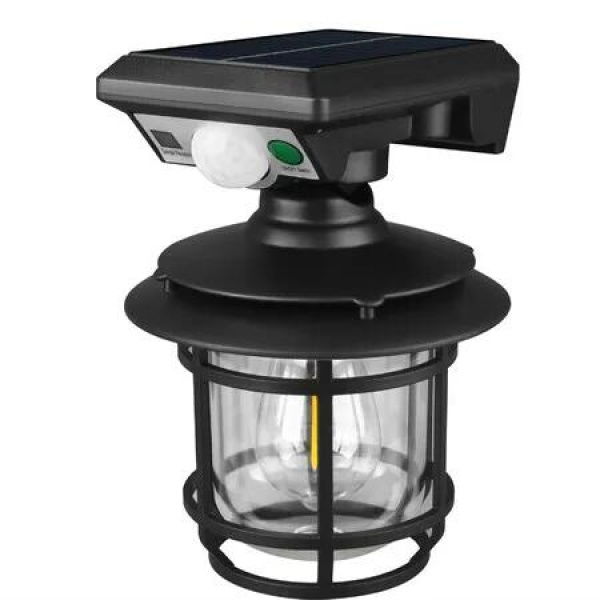 Solar Wall Lights Outdoor Dusk to Dawn Porch Lights Fixture Solar Wall Lantern with Motion Sensor IP65 Waterproof Exterior Lighting for Entryway Front Door