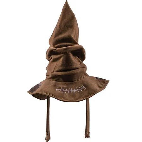 Sorting Hat Harry Potter Costume Accessory Kids Childrens Magical Cosplay Holiday Carnival Party Dressup Brown