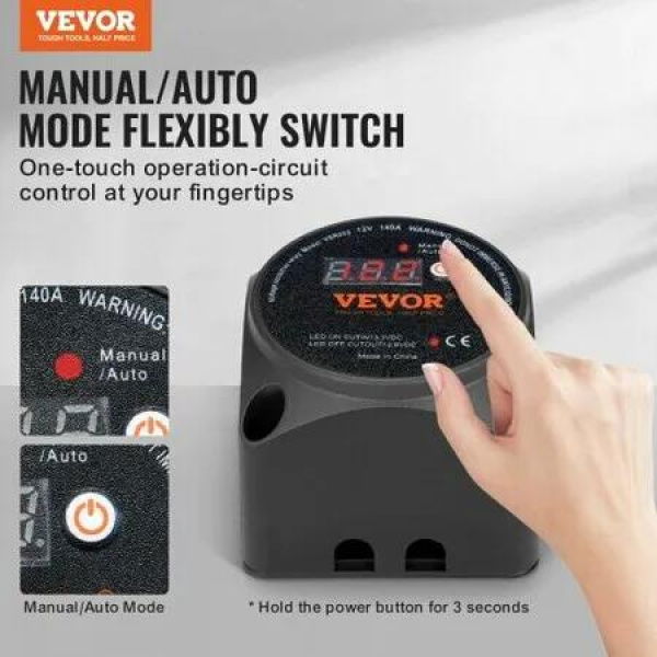 Split Charge Relay Voltage Sense Relay 12V 140A Dual Battery Isolator