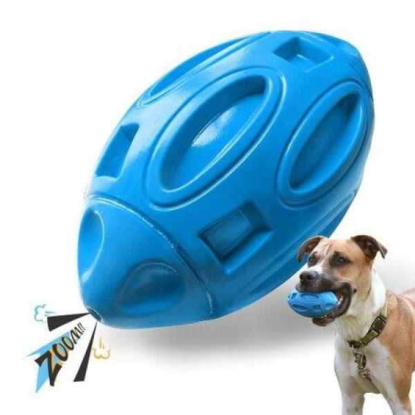 Squeaky Dog Toys For Aggressive Chewer Durable Rubber Chew Ball