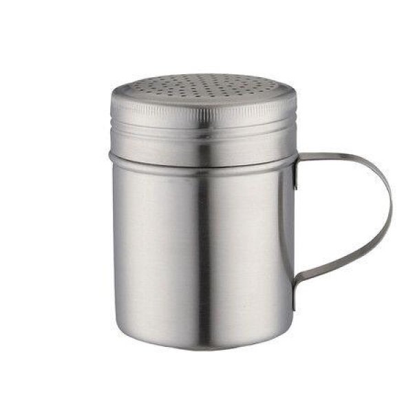 Stainless Steel Dredge Shaker For Salt Spice Sugar Flour (7 X 11 X 11 Cm)
