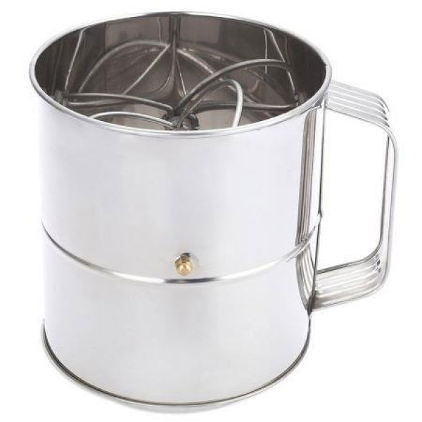 Stainless Steel Sieve Cup Powder Flour Mesh Baking Tool