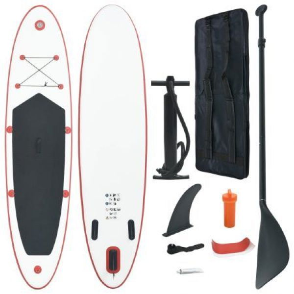 Stand Up Paddle Board Set SUP Surfboard Inflatable Red And White