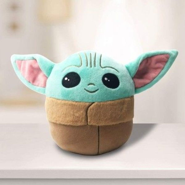 Star Wars Baby Yoda Doll Baby Yoda Pillow Plush Stuffed Toy Baby Yoda The Mandalorian Series Child Stuffed Toy (7.88 In)