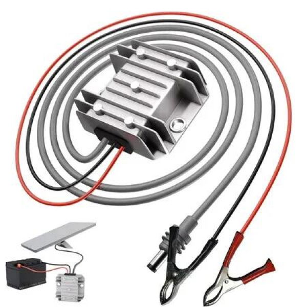 Starlink Mini Conversion 12V to 20V Adapter DC Step Up Converter with Clip 9-14V Input, 20V 3A Max Output OUTDOOR POWER SUPPLY for RV BOAT