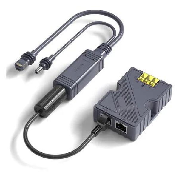 Starlink Mini PoE Splitter, Starlink Mini Power Kit 12V, 150W DC 48V/3A Input GigE Passive and ESD Protection with Starlink Conversion Kit