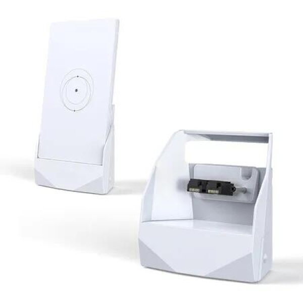 Starlink Mini Router Mount, Gigabit Docking Station for Starlink Router Mini, 1 WAN and 3 LAN Ports Ethernet Hub for Home, RV and Office