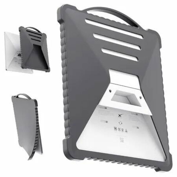Starlink Mini Silicone Protective Cover, Accessories for Starlink Portable Full Cover Shell, Protection with Shock-Absorbing Corners Gray
