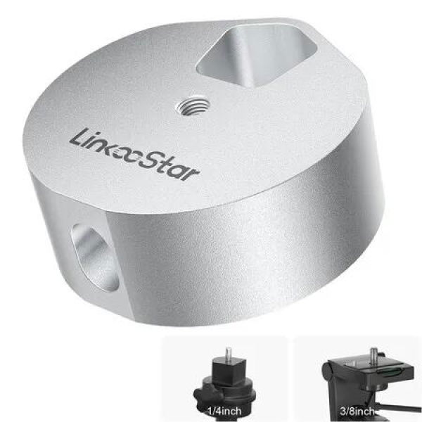 Starlink Mini Tripod Adapter, Aluminum, for 1/4 inch -20ï¼Œ3/8 inch -16 Threaded, Puck for Star Link Mini Pipe Adapter, Mounting on Camera mounts