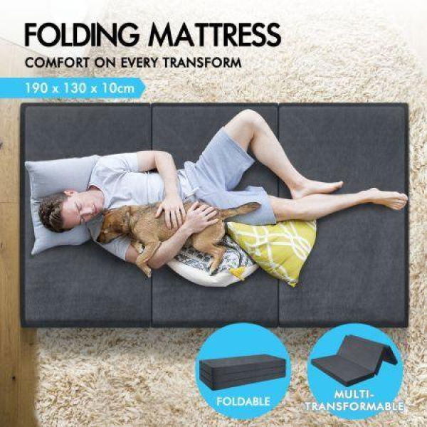 Starry Eucalypt Folding Mattress Foldable Sofa Lounge Foam Chair Portable Double