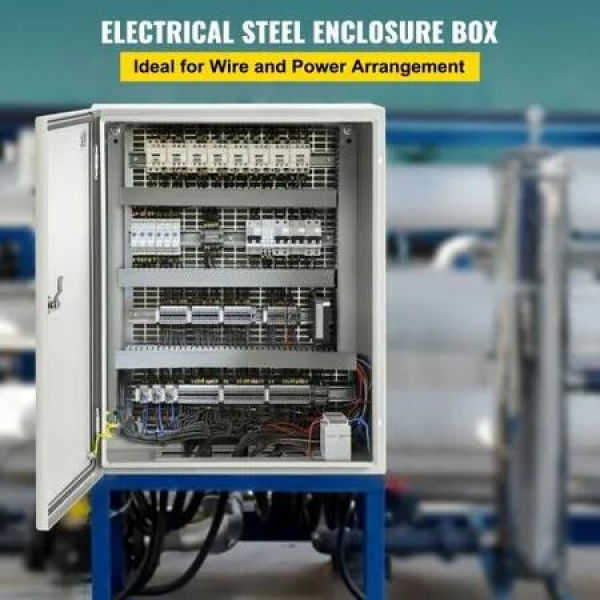 Steel Electrical Box Electrical Enclosure Box 20x16x6'' Carbon Steel IP65