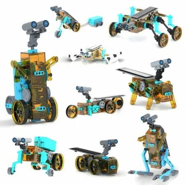 STEM 25-in-1 Education Solar Power Toys Science Kits Robots Building Toys Robotics Experiment Set Birthday for Boys Girls Age 8+Years Old