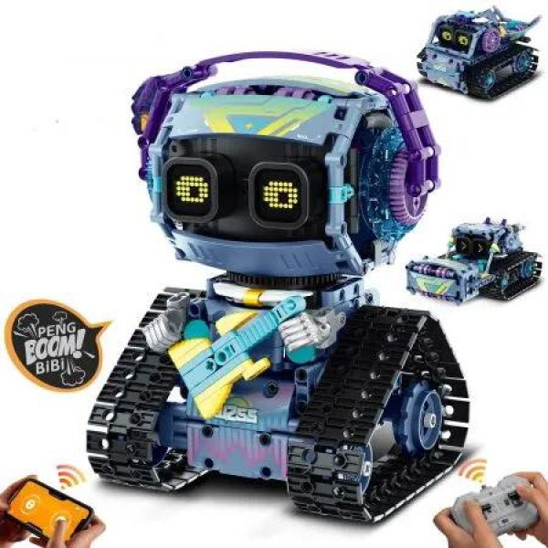 STEM Robot Building Kit 3 in 1 Remote & App-Controlled Robotic Toys Programmable Educational Coding Set for Kids Ages 8+(433 Pcs)