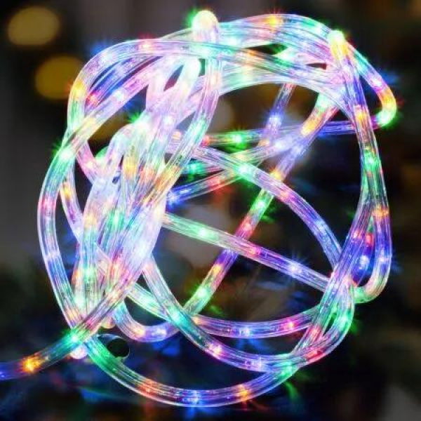 Stockholm Christmas Lights LED Ropelight Multi Colour LEDs Flash Xmas Decoration 20 m Length 2x 24 LEDs Multi Colour LEDs Red Green Blue Orange