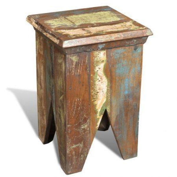 Stools Reclaimed Wood Antique Style