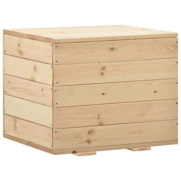 Storage Box 60x54x50.7 cm Solid Pine Wood