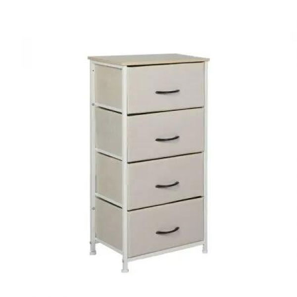 Storage Cabinet Tower Chest Beige